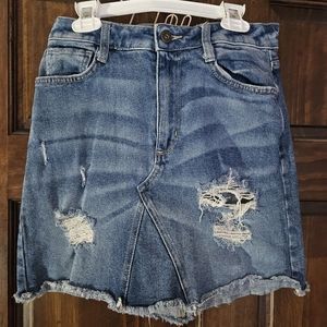 Body con Jean Skirt